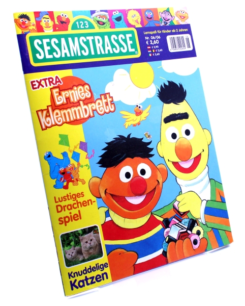 123 Sesamstrasse (Sesame Street) Zeitschrift - Lernen, Spielen, Spaß haben Nr. 6 (2006) von Panini